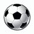 Placa Decorativa 25x25 - Bola de Futebol - Imagem 1