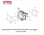 CILINDRO DO MOTOR NOVA NEO 125 2017 A 2022 E PARA FLUO 125 2023 E 2024 ORIGINAL YAMAHA (CONSULTAR PRAZO DE ENTREGA E ESTOQUE) - Imagem 1