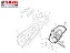 SUPORTE DA LICENCA ( PLACA ) PARA XTZ150 CROSSER ORIGINAL YAMAHA - Imagem 1