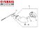 PISCA TRASEIRO ESQUERDO CONJUNTO (LENTE TRANSPARENTE) YS FAZER 250 2014 A 2017 ORIGINAL YAMAHA (CONSULTAR PRAZO DE ENTREGA E ESTOQUE) - Imagem 1
