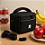 Bolsa Térmica Fitness Impermeável Lancheira Preta Dieta Térmica Toda Preta - Imagem 7
