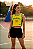 Regata Cropped Brasil Amarelo & Verde Copa - Imagem 1