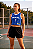 Regata Cropped Brasil Azul Listrado Copa - Imagem 1