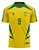 Camiseta Enforce Fitness Dry Fit Masculina Brasil - Imagem 1