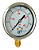 MANOMETRO VERTICAL CAIXA INOX 63MM C/GLICERINA ROSCA BSP 1/4 0 A 25 BAR - Imagem 1