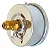 MANOMETRO HORIZONTAL CAIXA INOX 63MM C/GLICERINA ROSCA BSP 1/4 0 A 10 BAR - Imagem 2