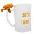 Caneca Chopp com Campainha 650ml Ja que a Lei é Seca Entao vamos Secar Tudo - Imagem 1