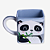 Caneca Cubo 300ml Panda - Imagem 1