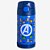 Garrafa Click com Canudo 300ml Marvel Pattern Avengers - Imagem 1
