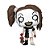 Funko Pop 1749 Terrifier Little Pale Girl Clown in the Dark - Imagem 3
