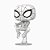 Funko Pop 1574 Marvel Esboços Spider Man - Imagem 3