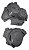 Protetor Tampas Laterais Motor Street Xre190/NxrBros160/ Cg160 - Imagem 2