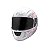 Capacete Fly F9 Aurora Branco - Imagem 4