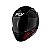 Capacete Fly F9 Pitstop Preto Vermelho - Imagem 4