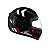 Capacete Fly F9 Pitstop Preto Vermelho - Imagem 2