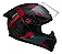 Capacete Bieffe B12 Evolve Grafite Vermelho - Imagem 2