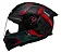 Capacete Bieffe B12 Evolve Grafite Vermelho - Imagem 1