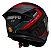 Capacete Bieffe B12 Evolve Grafite Vermelho - Imagem 4