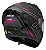 Capacete Peels Icon Pro Fast Preto Fosco Rosa - Imagem 4