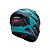 Capacete Peels Icon Pro Fast Verde Agua Fosco Rosa - Imagem 4