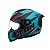 Capacete Peels Icon Pro Fast Verde Agua Fosco Rosa - Imagem 3