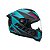 Capacete Peels Icon Pro Fast Verde Agua Fosco Rosa - Imagem 6