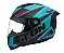 Capacete Peels Icon Pro Fast Verde Agua Fosco Rosa - Imagem 1