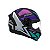 Capacete Peels Spike II 1st Preto Fosco Roxo - Imagem 5