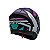 Capacete Peels Spike II 1st Preto Fosco Roxo - Imagem 3