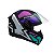 Capacete Peels Spike II 1st Preto Fosco Roxo - Imagem 2