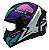 Capacete Peels Spike II 1st Preto Fosco Roxo - Imagem 1