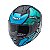 Capacete Peels Spike II 1st Preto Verde Agua - Imagem 6