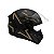 Capacete Peels Spike II 1st Preto Dourado - Imagem 2