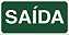 PLACA INDICATIVA DE SAÍDA - S12 - Imagem 1