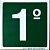 PLACA INDICATIVA DE 1° ANDAR - Imagem 1
