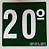 PLACA INDICATIVA DE 20° ANDAR - Imagem 1