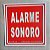 PLACA INDICATIVA - ALARME SONORO - Imagem 1