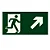 PLACA INDICATIVA - ROTA DE FUGA RAMPA SOBE - S4 - Imagem 1