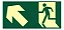 PLACA INDICATIVA - ROTA DE FUGA RAMPA SOBE - S5 - Imagem 1