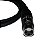 Cabo Microfone Linha Prata XLR Fêmea x P10 1m - Kalifa Cables - Imagem 3