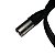 Cabo Microfone Linha Prata XLR Macho x XLR Fêmea 10m - Kalifa Cables - Imagem 2