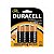 Bateria Alcalina – MN1500B4  AA Cartela com 4 – DURACELL - Imagem 1