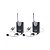 Sistema Microfone sem Fio UH-02HLIHLI Duplo Headset - LYCO - Imagem 2