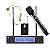 Sistema Microfone sem Fio BR8000-CLI-UHF Headset e Mão - TSI - Imagem 1