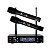 Sistema Microfone sem Fio BR-7000 UHF Duplo de Mão - TSI - Imagem 1