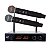 Sistema Microfone Sem Fio Digital Duplo TSI-1200 UHF - TSI - Imagem 1