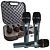 Kit Microfone Dinâmico Vocal com Fio Kadosh K-3.1 (3 peças ) - Imagem 1