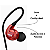 Fone De Ouvido In Ear Vokal E40 Monitoramento Cor Vermelho - Imagem 3