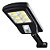 Refletor Solar De Led Branco Parede Sensor Presença Controle - Imagem 1