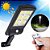 Refletor Solar De Led Branco Parede Sensor Presença Controle - Imagem 5